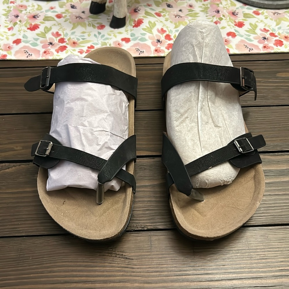 Black sandals